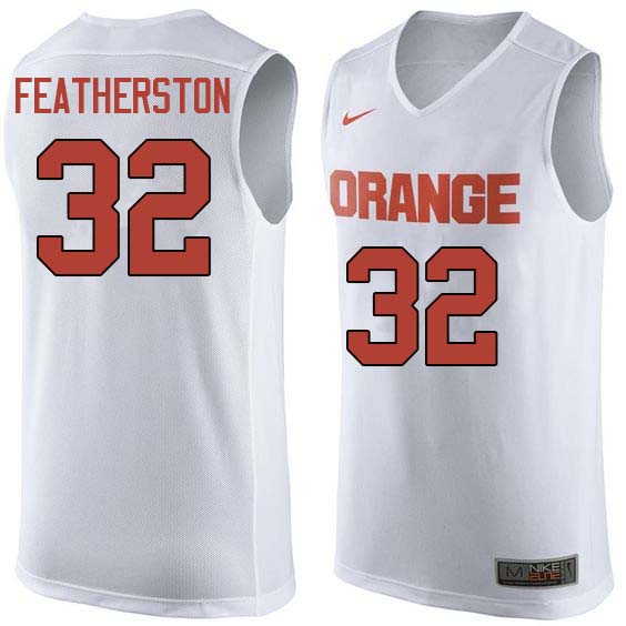 Men #32 Ray Featherston Syracuse White College Basketball Jerseys Sale-White